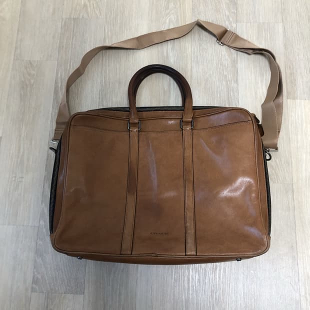(OS) 코치 COACH 카프레더 메트로폴리탄 브리프케이스 서류가방