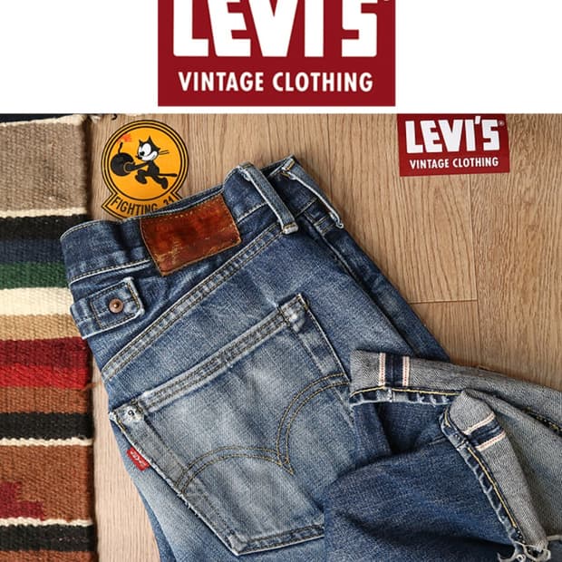 
일본판 90S LEVIS LVC 리바이스 702XX 빅 E 셀비지 데님