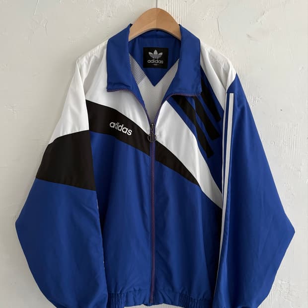 Adidas 아디다스 90‘s 블루 배색 윈드브레이커 바람막이