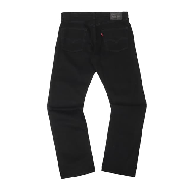 리바이스 502 레귤러 블랙 진 데님팬츠