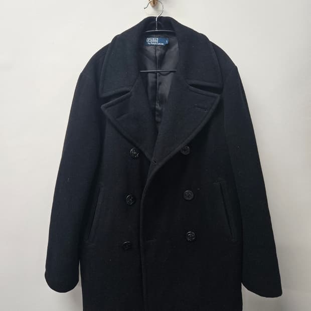 폴로 미해군 피코트 블랙