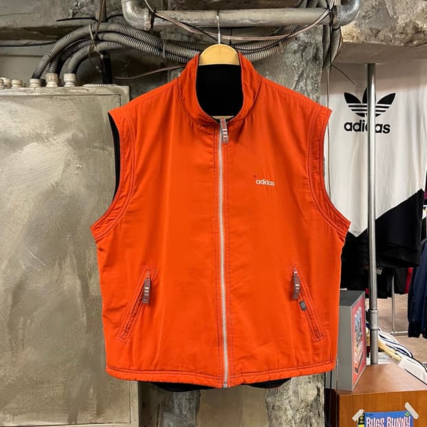 아디다스 리버시블 베스트 자켓 오렌지 105 #csz2846 