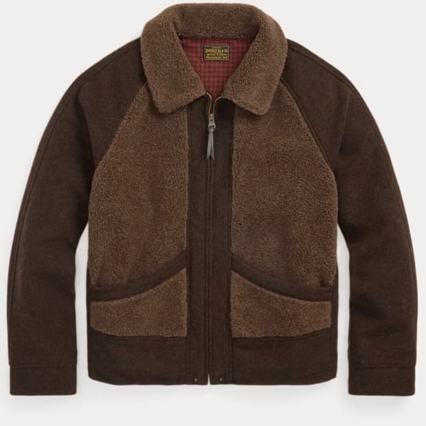 RRL 플리스 그리즐리 M