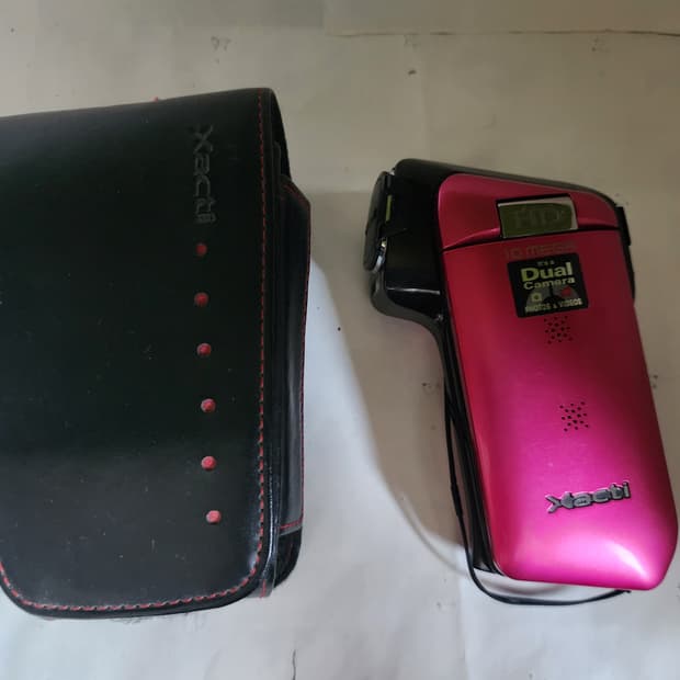 산요 작티 VPC-CG10 핑크 캠코더