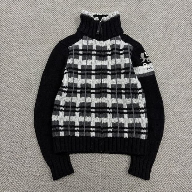 Miss sixty 울블렌드 니트 집업 v3184