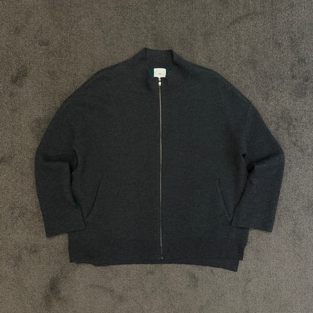 KUHO 쿠호 차콜 집업 가디건 S