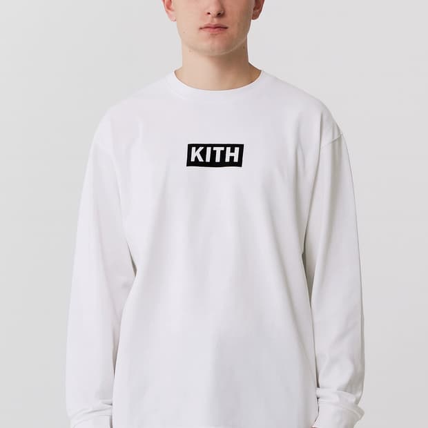 KITH 키스 박스 로고 롱슬리브
