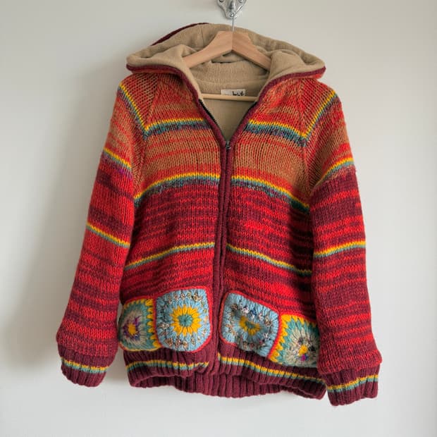 티티카카(TITICACA) 울 후드집업