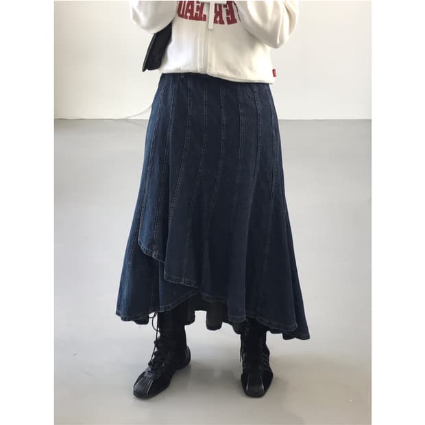 Jpn Denim Long Skirts