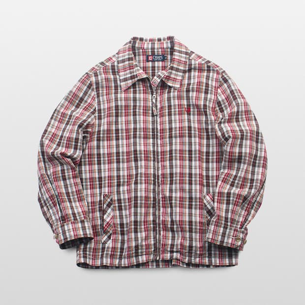 CHAPS Plaid Zip-Up Jacket