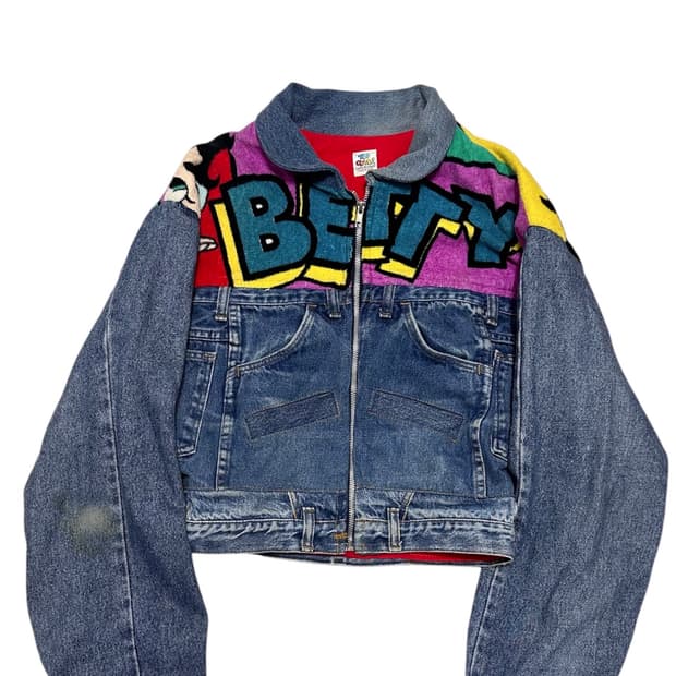 90s too cute 베티붑 데님 자켓