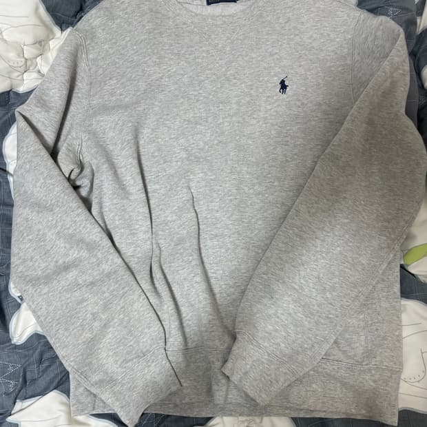 폴로랄프로렌 회색 맨투맨