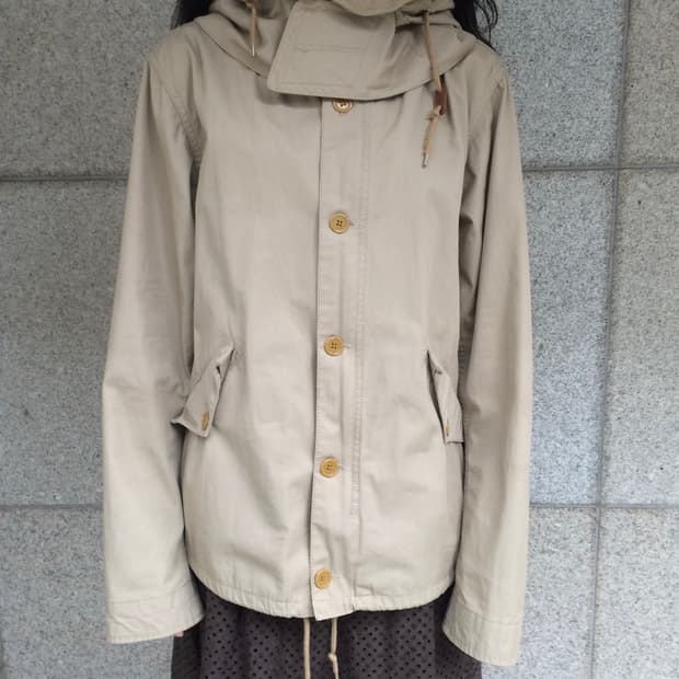 후드 코튼 자켓