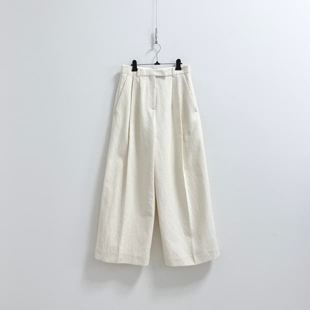 MKDT 스튜디오/  마크 켄리 도미노 탠 스튜디오 핀턱 코튼 팬츠 