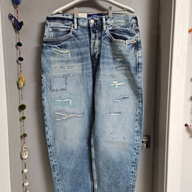 스카치 앤 소다 데미지 워싱 청바지 33/32