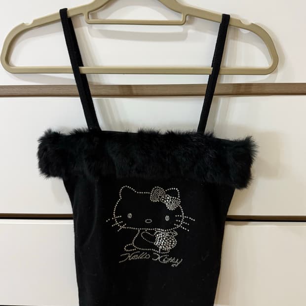 헬로키티 빈티지 갸루 나시