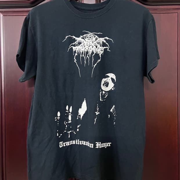 빈티지 00s Darkthrone 티셔츠