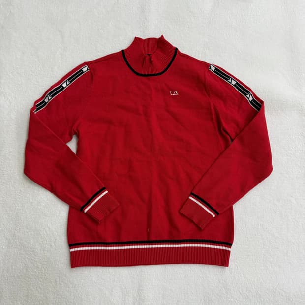 100 커터앤벅 여성 골프 반폴라 니트 0311T