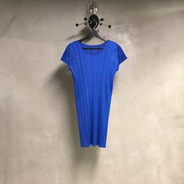 이세이 미야케 플리츠 플리즈 원피스 블루 3(W)