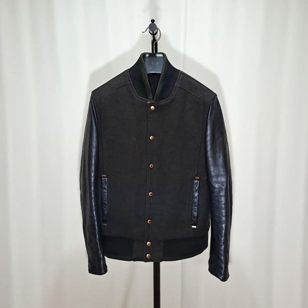 (택포) 타임옴므 레더 울 바시티 B332