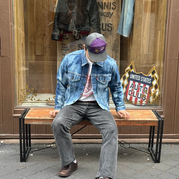 90s USA 빈티지 리바이스 3rd 3세대 데님 트러커 자켓