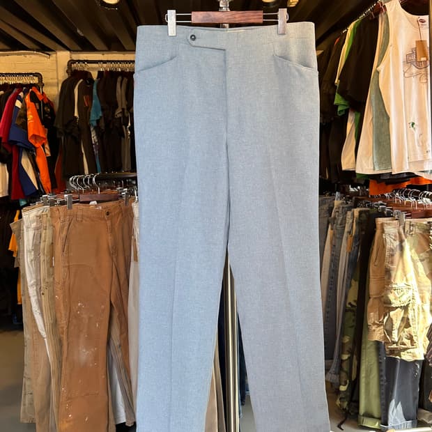 [36x32]Old Haggar 랩 트라우저 팬츠 소라색  36x32