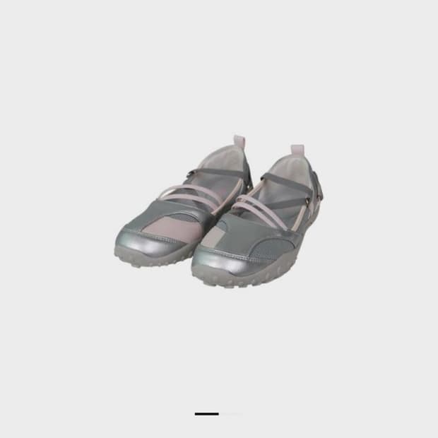 [230] 오호스 스트랩 토 슈즈 실버
