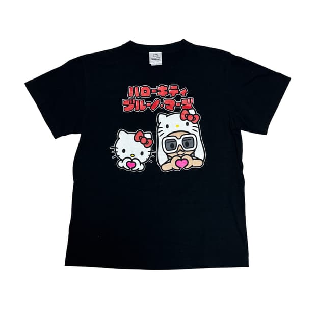 브루노마스 헬로키티 콜라보레이션 티셔츠 팬츠 빈티지