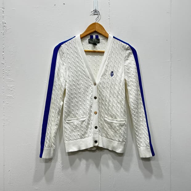 LRL 로렌랄프로렌 액티브 케이블 니트 가디건 여성 S (새상품급)