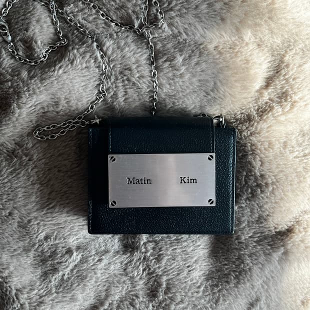 마뗑킴 아코디언 미니백 블랙