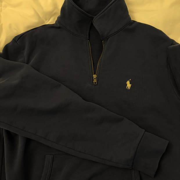 폴로 랄프로렌 네이비 하프집업 L