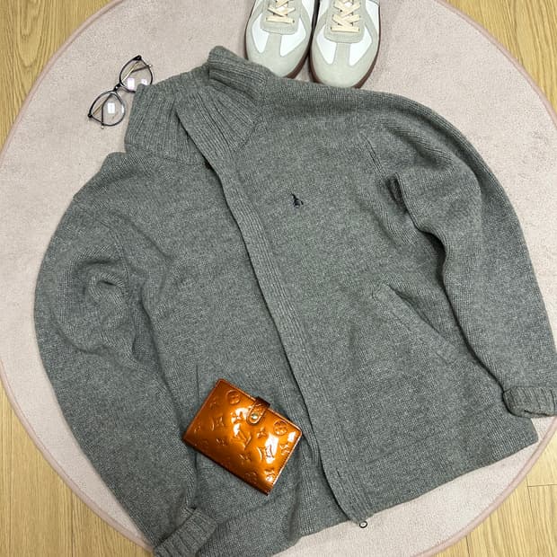 빈폴 니트 집업 니트자켓