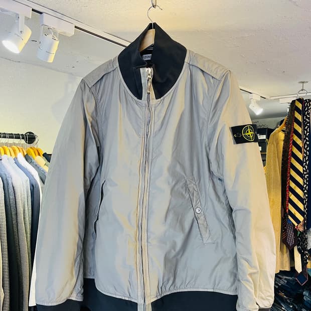 스톤 아일랜드 패디드 블루종 자켓 (이탈리아제)