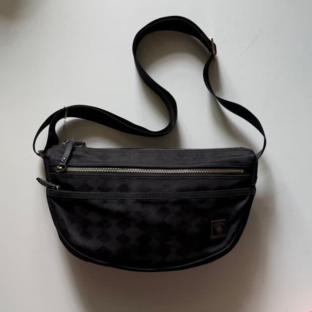 PORTER 10주년 기념 힙색 블랙 크로스백 33x19