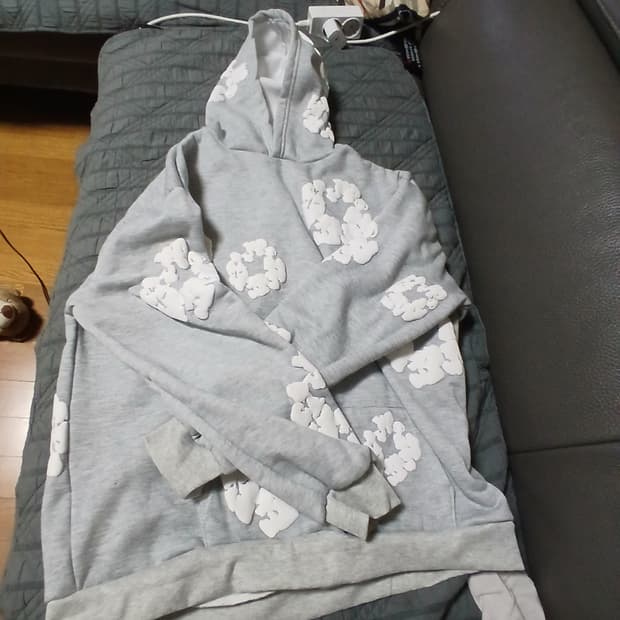 데님 티어스 후드티