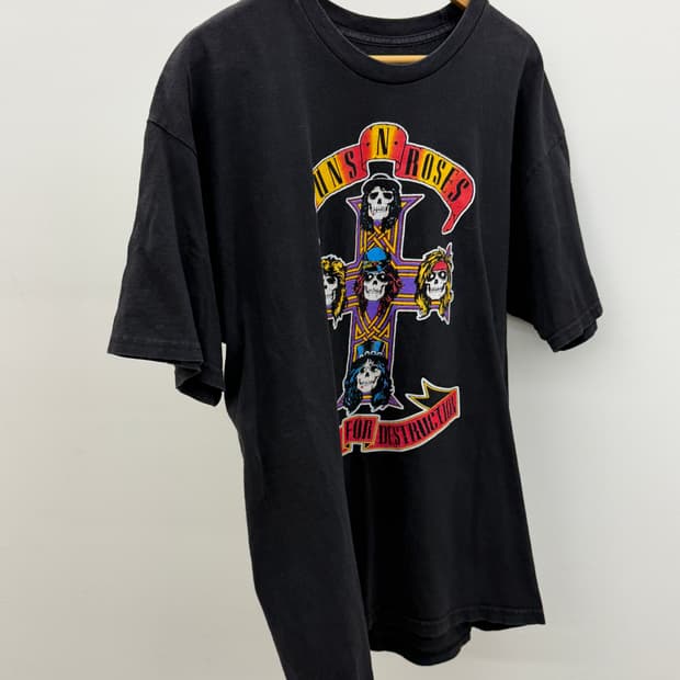 건지앤로지스 밴드 빈티지 티셔츠(L)