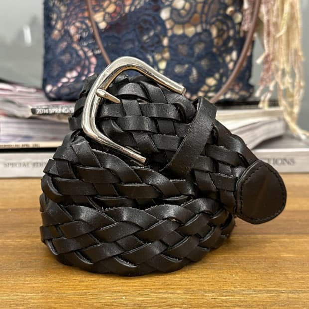 BRAIIDED LEATHER BELT