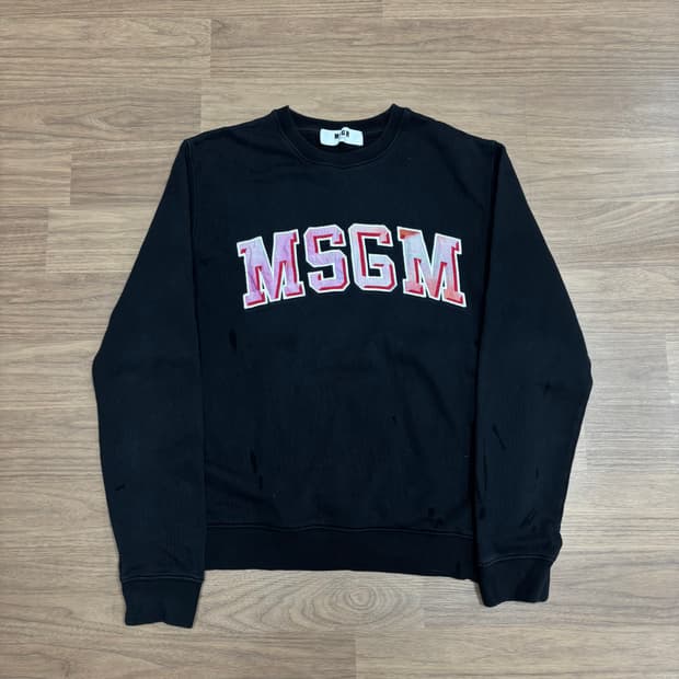 95 MSGM 스펠아웃 맨투맨
