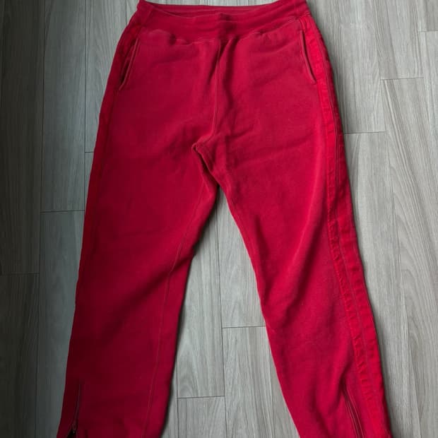 [2] UNUSED 언유즈드 스웻팬츠 레드