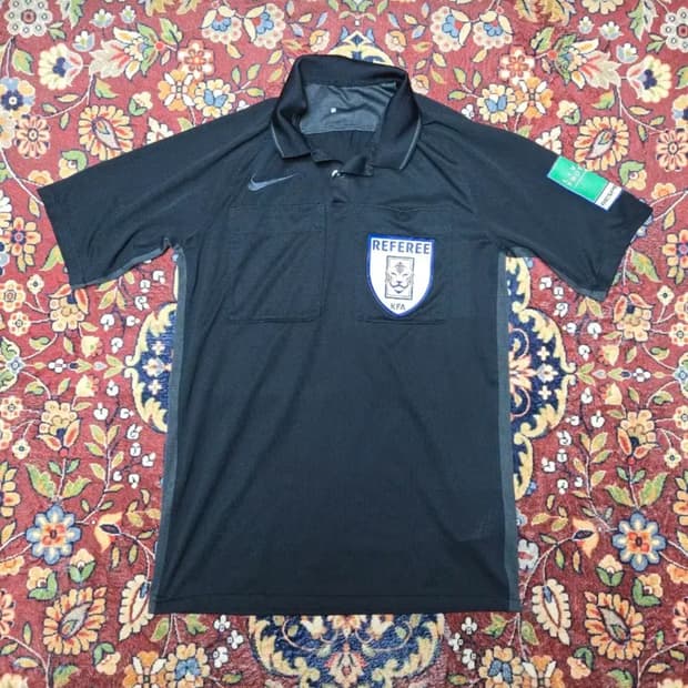 나이키(Nike) 심판 레프리 반팔 셔츠 (KFA 패치) - M사이즈 