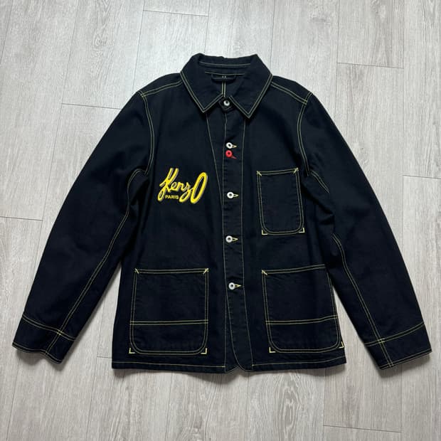 Kenzo Cotton Denim Workwear Jacket