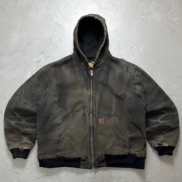 OG 칼하트 J130 BLK 액티브 자켓 칼하트 후드 자켓