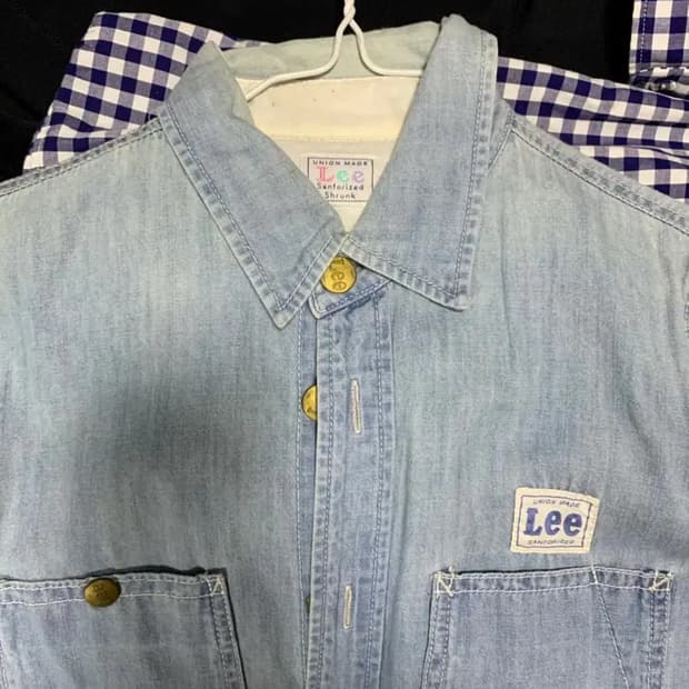 lee 데님 원피스 연청 셔츠 원피스