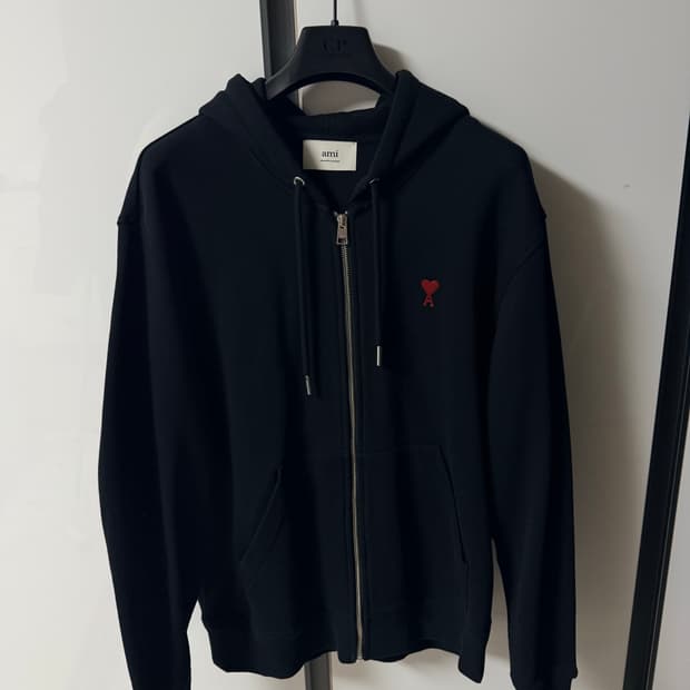 아미 후드집업 블랙XL 정품