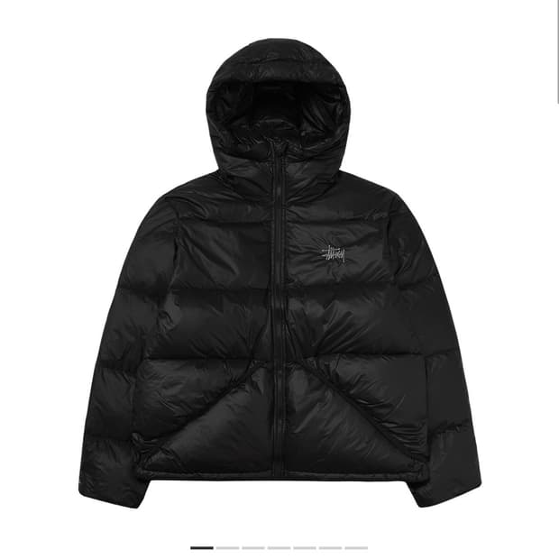 스투시 립스탑 패딩 제트 블랙 25년도