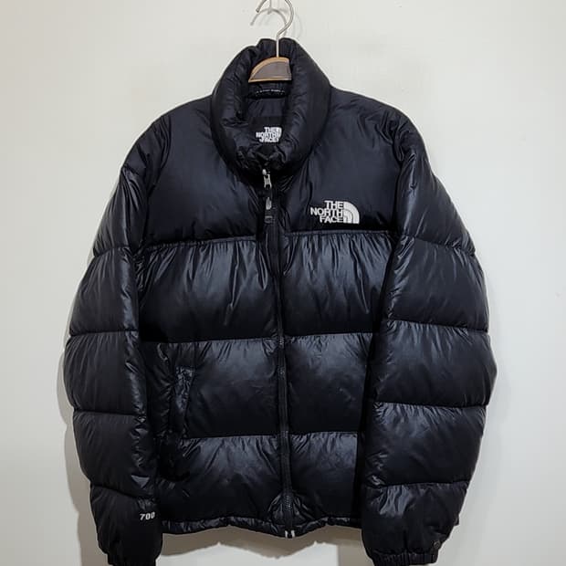 (100) 노스페이스 눕시패딩 점퍼 블랙 700 거위털 다운자켓 