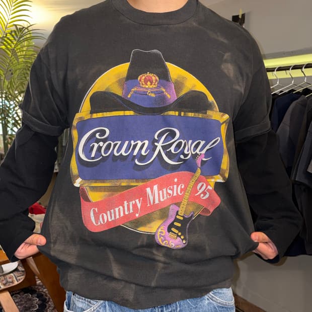90‘s Crown Royal country music tour T/sh