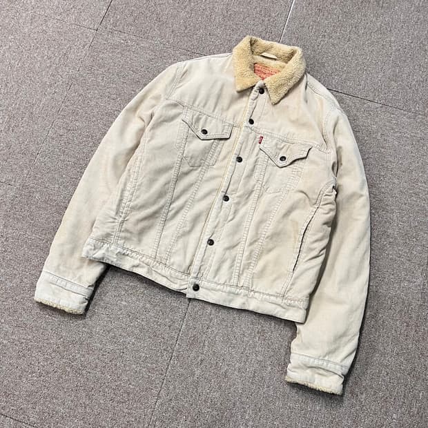 리바이스 양털 쉐르파 코듀로이 트래커 자켓