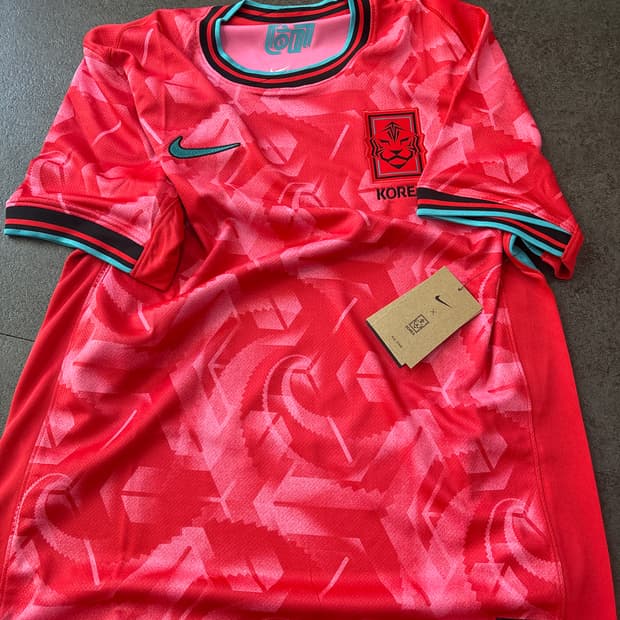 나이키 대한민국 2024/24 드라이핏 스타디움 홈 레플리카 저지 블랙 