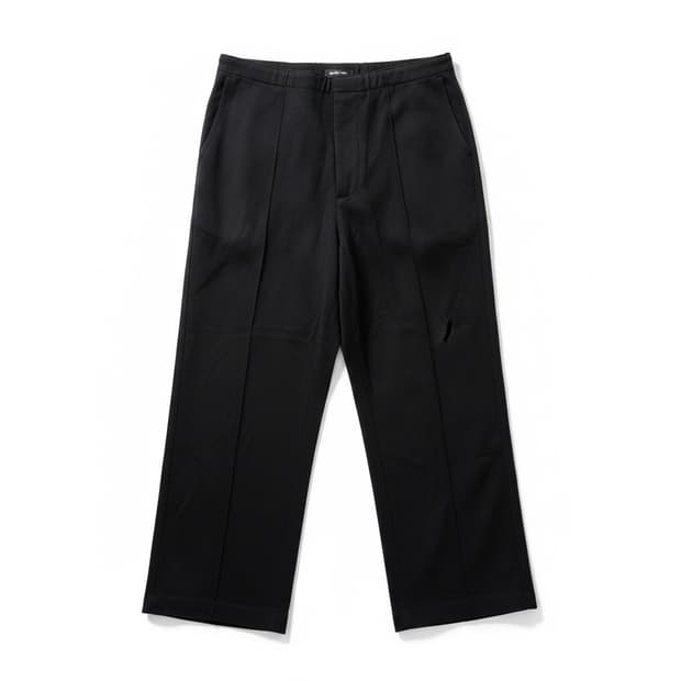 블랙 와이트 코튼 팬츠 XL